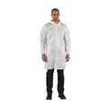 Ansell Edge 67-200 Series White Lab Coats X-Large, 30PK EW20-208-XL